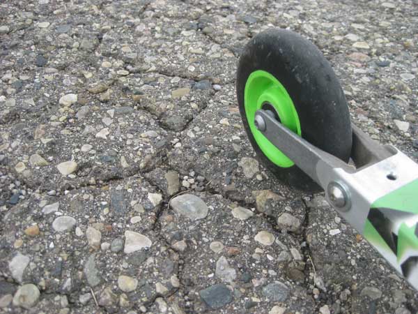 Rundle Sport RS-10 Suspension Rollerski handles rough pavement