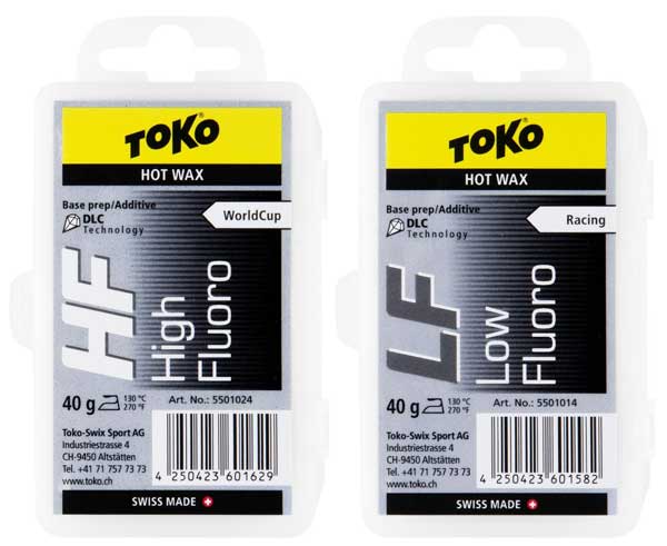 Toko HF and LF Black cross country ski wax