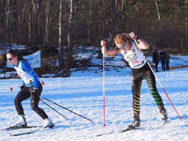 Hammering in the sprint cross country ski race