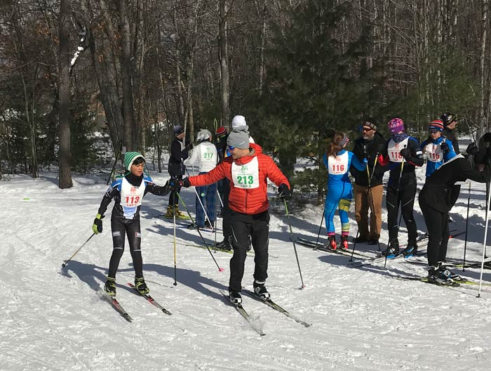 2019 Muffin Race, unior cross country ski race