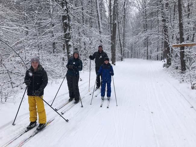 cross country ski fun for whole family