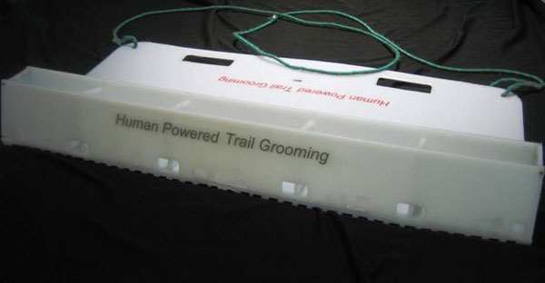 Human Powered Trail Groomer