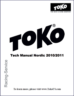 Toko Nordic Wax Tech Manual for 2010-2011