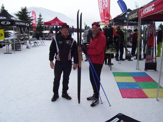 Atomic Skintec technology for waxless cross country skis