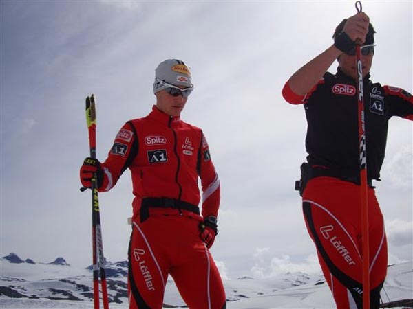 Atomic skis at Sognefjell
