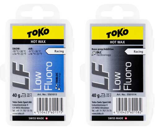 Toko LF Black and HF Blue DLC waxes