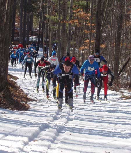 Michigan cup relays at the cross country ski headquarters