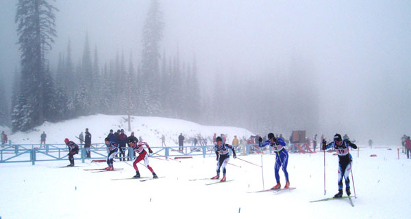 Canadian NorAms hosted at the Sovereign Lake ski venue in Silver Star, British Columbia