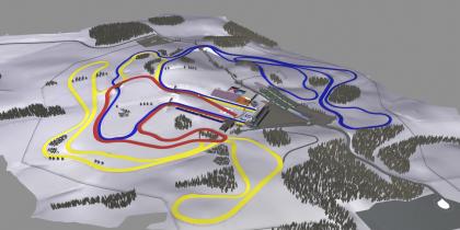 FIS Nordic World Ski Championships 2009 in Liberec (CZE) cross country ski course