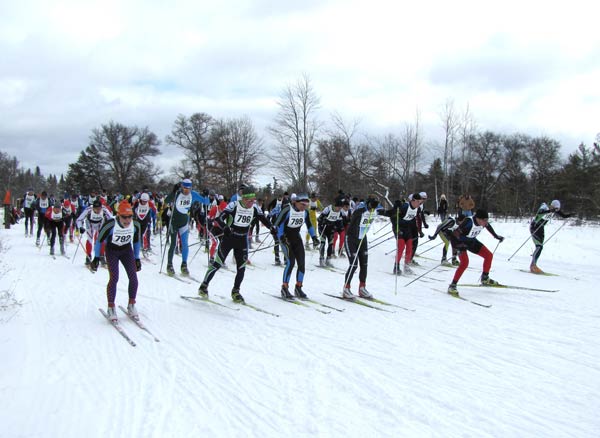 Hanson Hills Freestyle cross country ski race