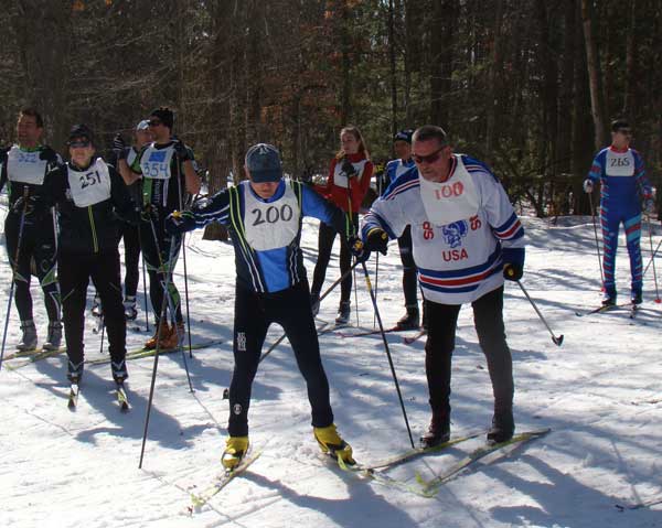 Michigan Cup Relays cross country ski race