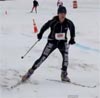 Lindsey MacDonald wins the Frosty Freestyle 5k cross country ski race
