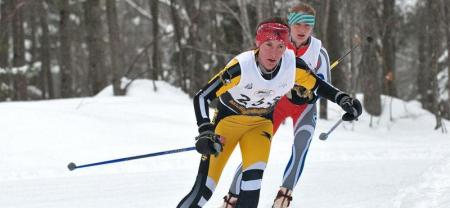 MTU xc ski racer at Wildcat Open (photo by MTU)