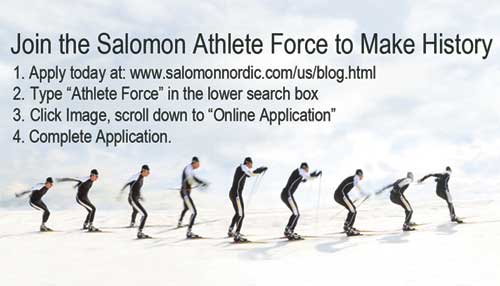 Salomon Athlete Force sponsorship