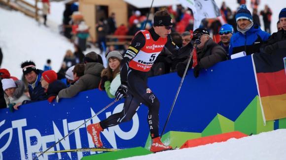  Aspen's Simi Hamilton, shown here racing at World Champs, led qualifying and powered his way to a brilliant first career World Cup win in taking stage three of the Tour de Ski in Lenzerheide. (U.S. Ski Team-Sarah Brunson)
