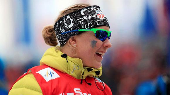 U.S. Ski Team athlete Ida Sargent, shown here at last year's World Championships, led the USA finishing 10th in a classic sprint in Asiago. (U.S. Ski Team - Sarah Brunson)