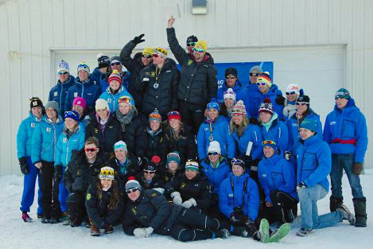 2014 NMU cross country ski team