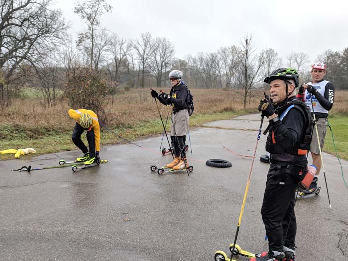 NordicSkiRacer Rollerski Time Trial at Maybury State Park