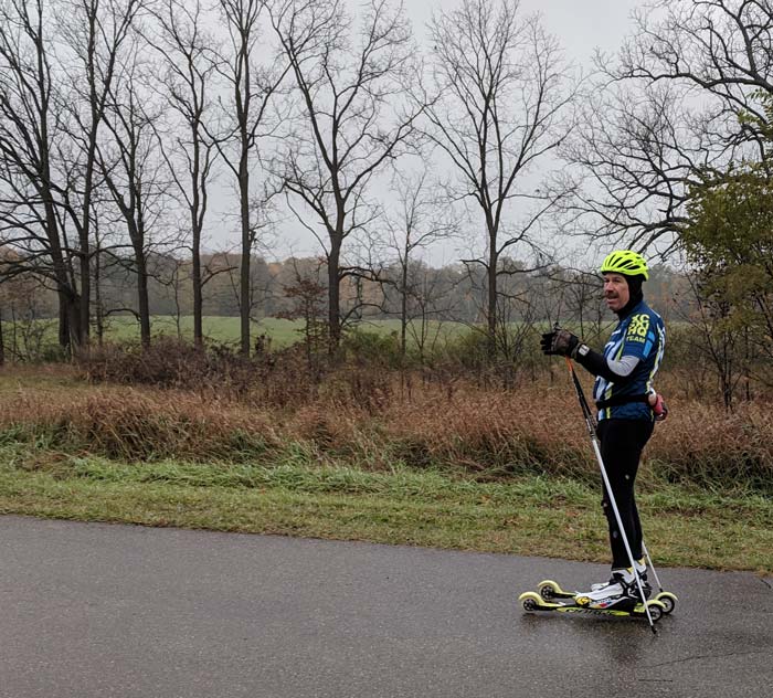 NordicSkiRacer Rollerski Time Trial at Maybury State Park