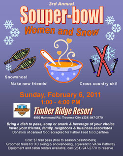 Soup-er Bowl, Women & Snow