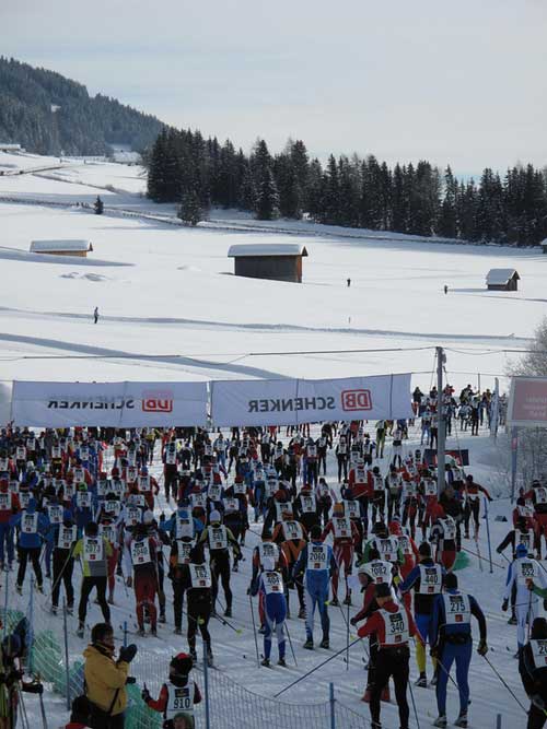 Marcialonga xc ski race
