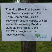 Part of Kensington Metropark bike path closed June 23-27