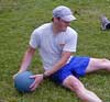 Seated Medicine Ball Toss for Two