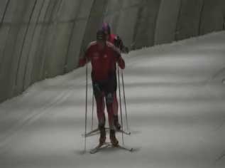 US Biathlon Team in the Torsby Ski Tunnel