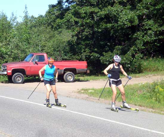 Rollerskiing in Marquette