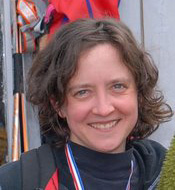 Kelly Mikolajczyk, a Michigan Cup cross country skier