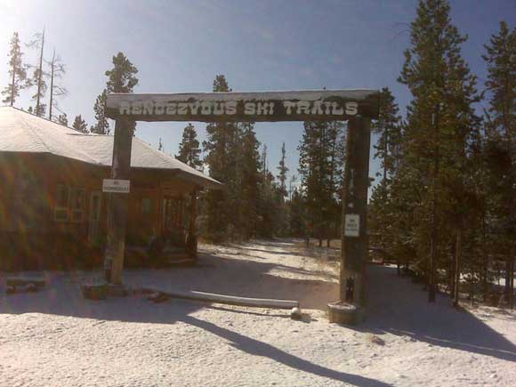 First snow on Yellowstone Rendezvous ski trails