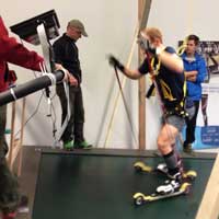 CXC Skiing offers performance testing on 10x12 roller skiing treadmill