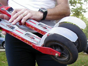 Make your own rollerski fenders