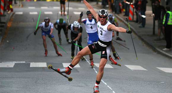 Ragnar Andresen Bragvin in Askim streets last year. 