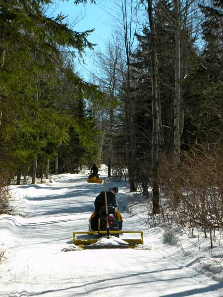 Grooming the 50K Course at Fort Kent for the SuperTour final