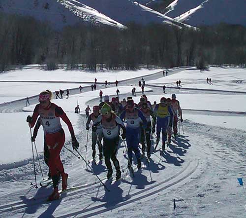 Kikkan Randall wins 30k cross country ski race at US Nationals