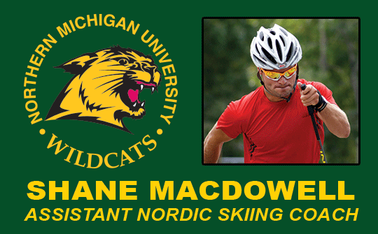 Shane MacDowell becomes the new assistant Nordic Ski Coach at Northern Michigan University