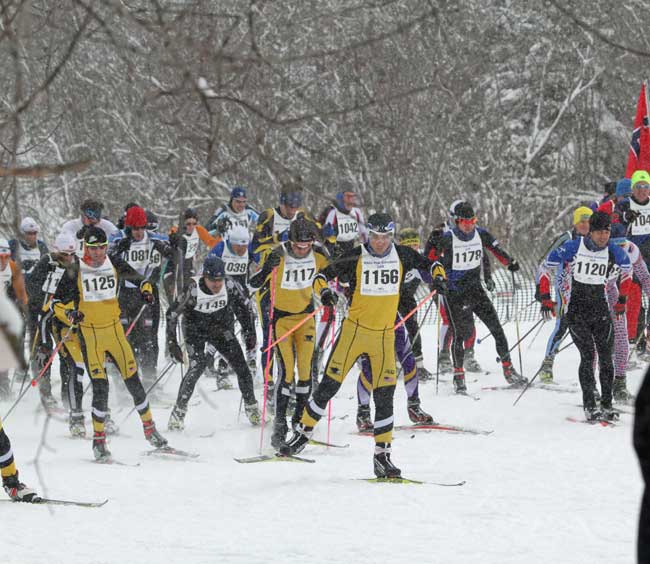 Michigan Cup cross country ski racers