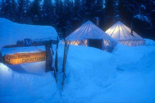 Yellowstone Expeditions yurts