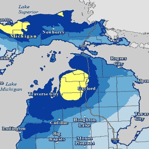 Lower Peninsula to have over 8 inches of snow