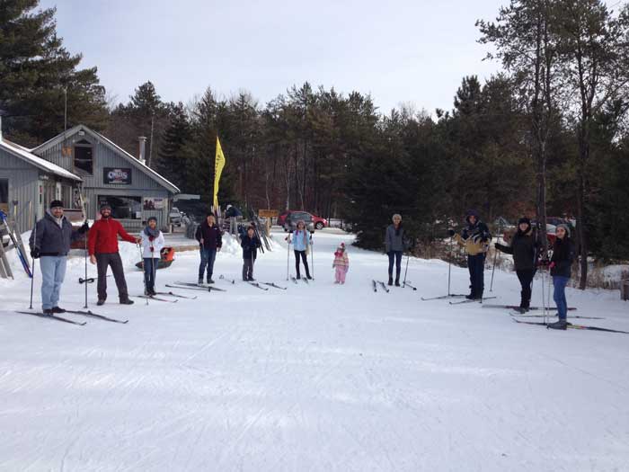XC ski lessons at the Cross Country Ski Headquarters