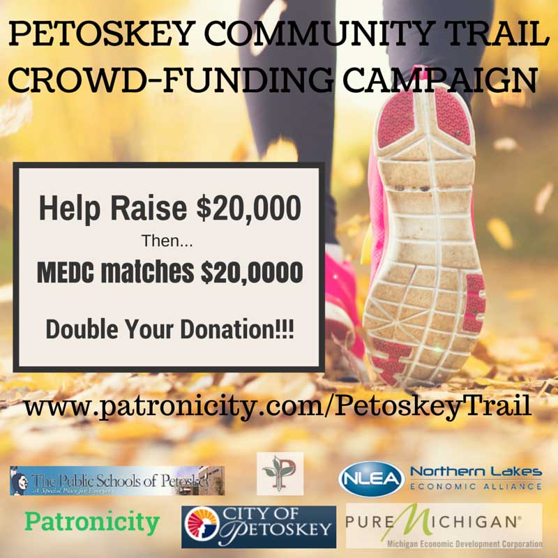 Petoskey, Michigan is looking for funding for a cross country ski trail