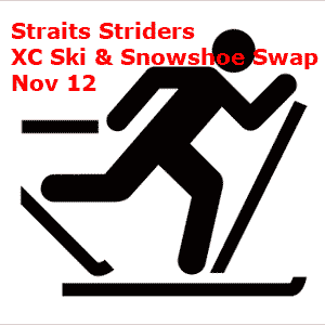 Straits Striders to hold Cross Country Ski and Snowshoe Swap