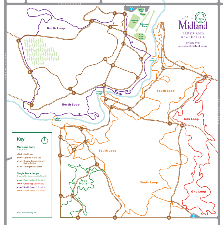 Midland City Forest Nordic Trails