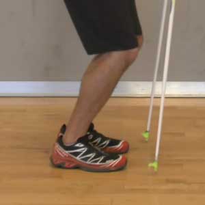 Supple ankles for double poling