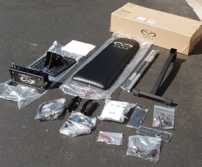 The first box of the Vasa Ergometer contains the most of the pieces.