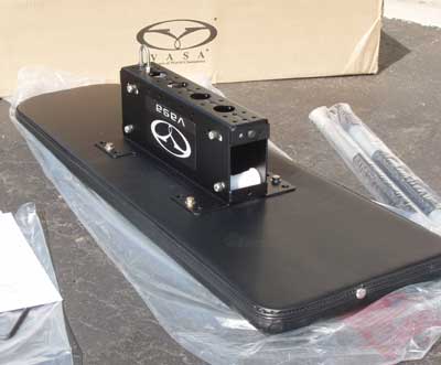 First step for building the Vasa Ergometer: Assemble the seat carriage.