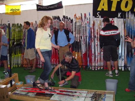More often than not, it is hard to beat a good paper test to make sure you have skis that will really work!