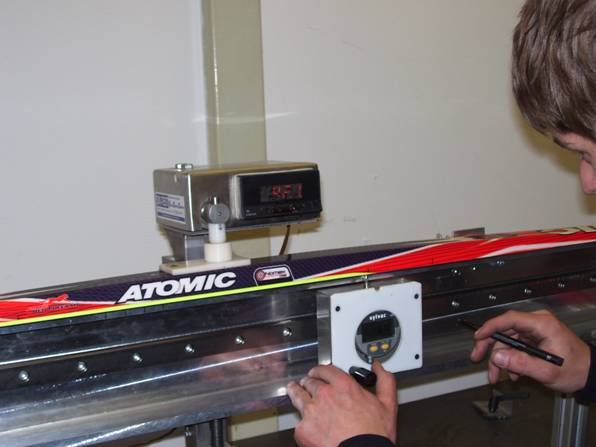 Atomic race stock Nordic skis