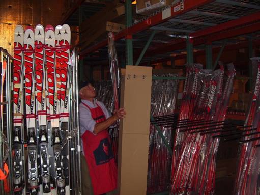 Atomic race stock XC skis